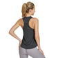 Women's Sleeveless Quick-Dry Yoga Top – Breathable Loose Fit Workout Shirt