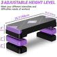 26.5" Adjustable Aerobic Step Platform – Home Cardio Fitness Stepper