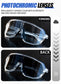 SCVCN Photochromic Cycling Sunglasses – UV400 Sports Eyewear