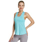 Women's Sleeveless Quick-Dry Yoga Top – Breathable Loose Fit Workout Shirt
