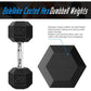Rubber Encased Dumbbell – Cast Iron Weight with Anti-Slip Grip