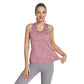Women's Sleeveless Quick-Dry Yoga Top – Breathable Loose Fit Workout Shirt