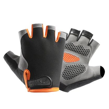 Breathable Anti-Slip Half-Finger Cycling & Fitness Gloves - Unisex