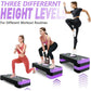 26.5" Adjustable Aerobic Step Platform – Home Cardio Fitness Stepper