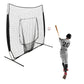 Pro Baseball/Softball Practice Net – Black Backstop for Hitting & Pitching