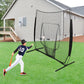 Pro Baseball/Softball Practice Net – Black Backstop for Hitting & Pitching