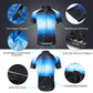 Men’s Short Sleeve Cycling Jersey – Breathable MTB Bike Shirt