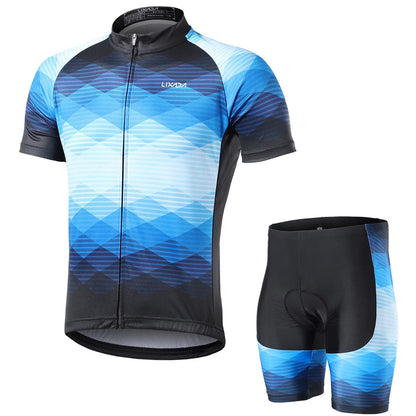 Men’s Short Sleeve Cycling Jersey – Breathable MTB Bike Shirt