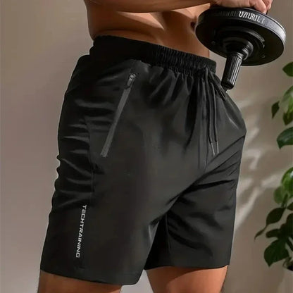 UETEEY Men's Summer Gym Shorts – Quick-Dry Breathable Workout Shorts