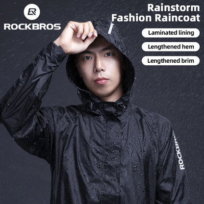ROCKBROS Waterproof Cycling Jacket – Men’s Breathable Windbreaker