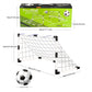 Folding Soccer Goal Set – Kids’ Football Net with Inflatable Ball