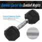 Rubber Encased Dumbbell – Cast Iron Weight with Anti-Slip Grip