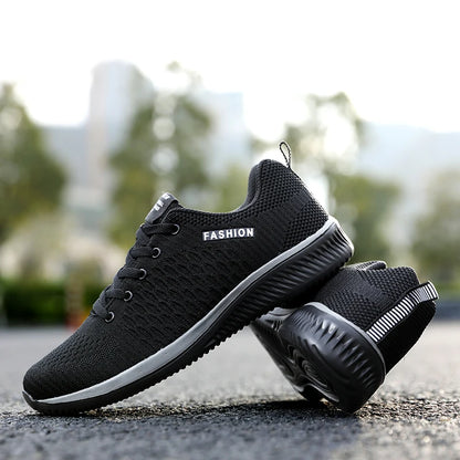 2025 Men’s Knit Running Shoes – Lightweight & Breathable Sneakers