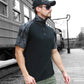 Men's Camouflage Tactical Shirt – Quick-Dry Outdoor Army Tee